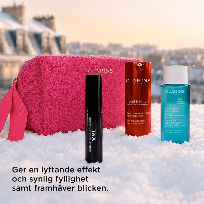 Produktbild av Clarins Men-julset med v&aring;rd som &aring;terfuktar, reng&ouml;r och lugnar torr eller k&auml;nslig hud