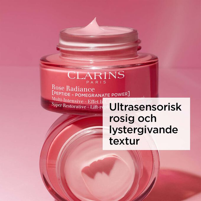 Super Restorative Rose Radiance packshot med ultrasensorisk rosig och lystergivande textur.