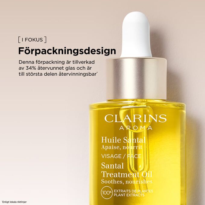 Denna &aring;terfuktande ansiktsolja f&ouml;r torr hud levereras i en f&ouml;rpackning av &aring;tervunnet glas, vilket st&ouml;djer h&aring;llbar sk&ouml;nhet.