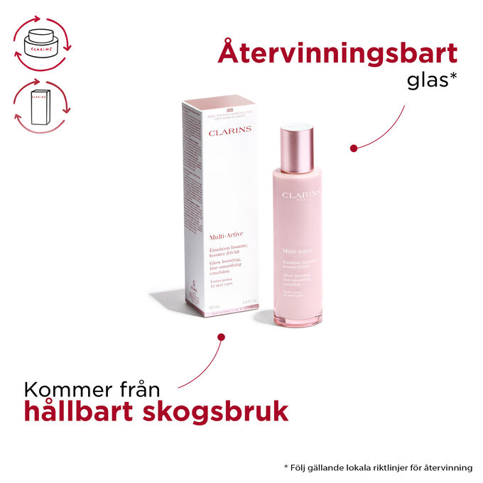 Multi-Active Emulsion, förpackning från hållbart skogsbruk