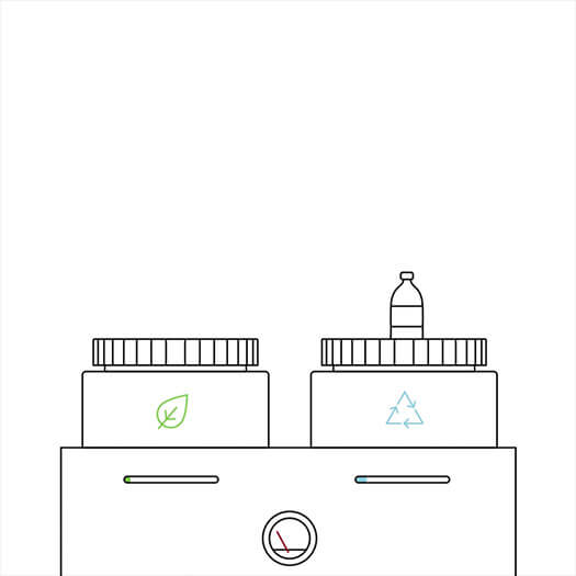 Gif som förklarar utformningen av den exklusiva säsongsanpassade presentpåsen