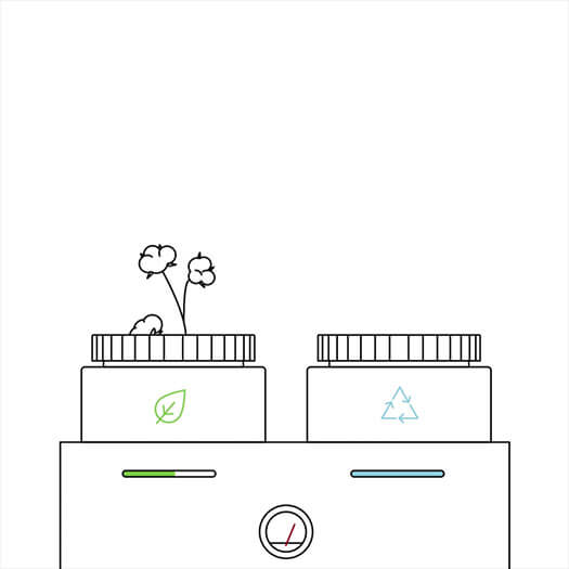 Gif som förklarar utformningen av den exklusiva säsongsanpassade presentpåsen