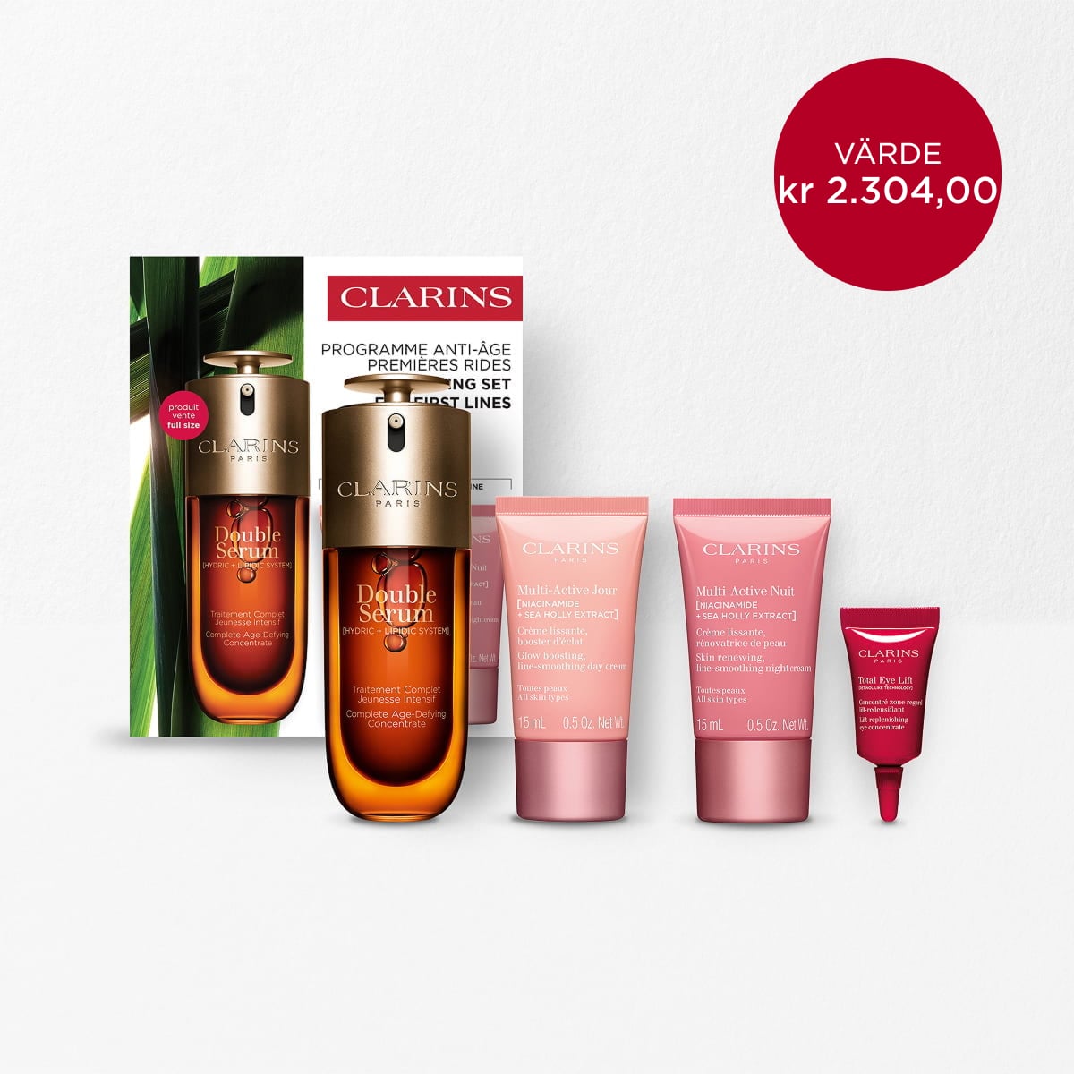Double Serum &amp; Multi-Active Set for Younger Skin
